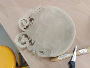 Alenky barokní talíř